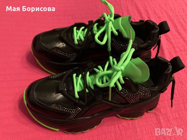 Уникални сникърси с масивна платформа №38, снимка 2 - Маратонки - 35122223