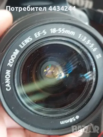 Предлагам тяло на Canon 600D EOS с Обектив Canon EFS 18-55mm, В комплект с оригинално зарядно, ориги, снимка 4 - Фотоапарати - 49815948