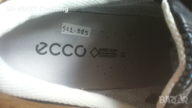 ECCO GORE-TEX YAK Leather Shoes размер EUR 38 дамски детски водонепромокаеми - 1313, снимка 17 - Маратонки - 51254485