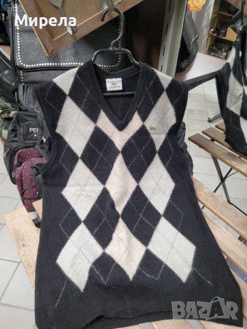 LACOSTE Оригинално пуловерче от вълна, снимка 1 - Блузи с дълъг ръкав и пуловери - 39416887