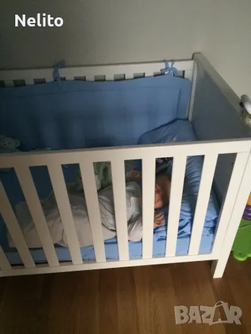 Бебешко/Детско легло Star ibaby с матрак, снимка 2 - Бебешки легла и матраци - 50056924