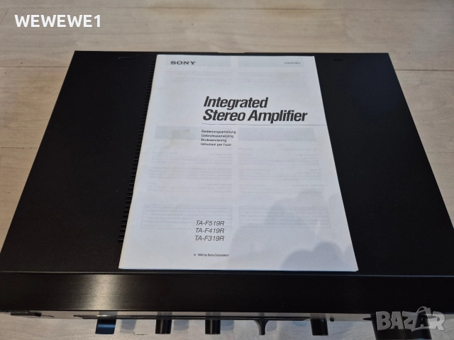 SONY F419R, снимка 2 - Ресийвъри, усилватели, смесителни пултове - 52838263