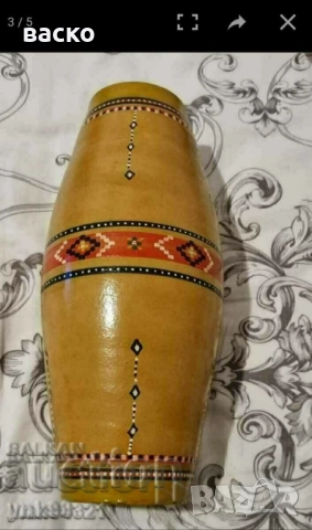 Много стара голяма керамична ваза, снимка 3 - Антикварни и старинни предмети - 51896063