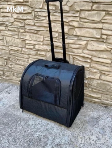 Чанта за кученца или котета на колела Trixie Nylon Trolley Elegance, снимка 5 - За кучета - 50726646