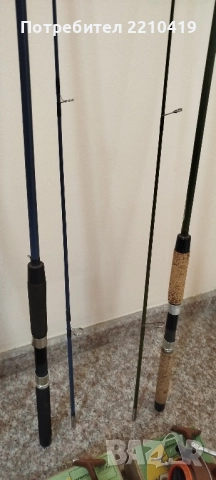 три въдици и макари Germina , снимка 8 - Макари - 52390637