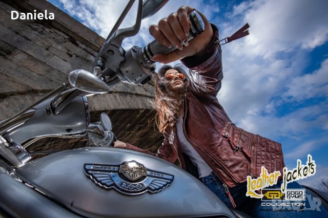 !!!Намалено!!!Дамско кожено яке Dirty12 Maya ръчна изработка Германия , снимка 6 - Якета - 30348983