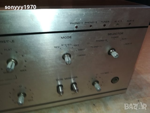 ЯПОНСКИ УСИЛВАТЕЛ С ЯКИ ТРАНЗОВЕ 2802240834, снимка 14 - Ресийвъри, усилватели, смесителни пултове - 44506261