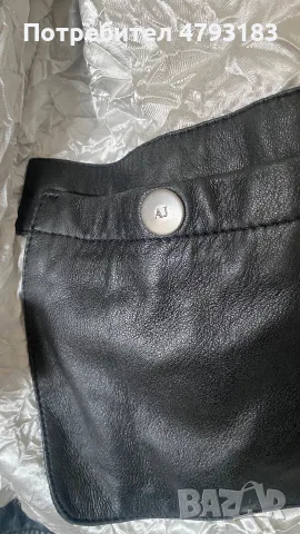 Armani M кожено яке, снимка 5 - Якета - 56149901