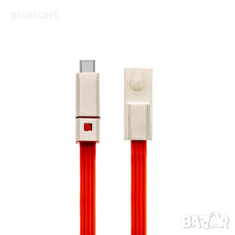 USB кабел Отрежи-Поправи Type-C 1.5 m,Червен, снимка 1 - Друга електроника - 48003380