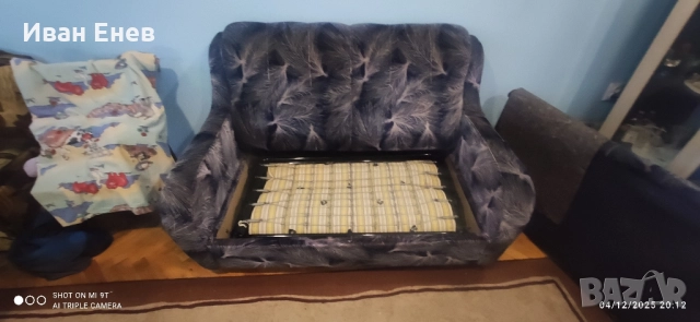 диван с функция сън, снимка 5 - Дивани и мека мебел - 52655262
