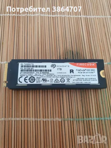 1TB Seagate FireCuda 530 Heatsink, снимка 2 - Твърди дискове - 55908655