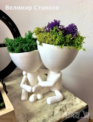 🌿 Кашпа „Майка и дете“