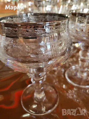 Кристални чаши , снимка 2 - Чаши - 49148450