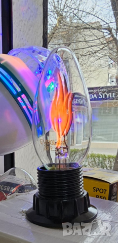 Лампа тлееш пламък цокъл Е14- красива декорация за вашия дом, заведение или магазин