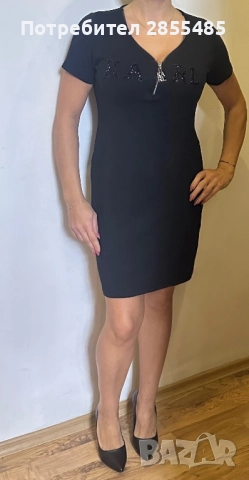 Рокля Karl Lagerfeld, снимка 3 - Рокли - 52096762