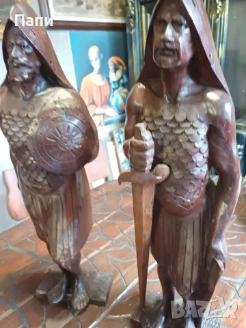 Алцековите войни-дървени скулптури, снимка 7 - Антикварни и старинни предмети - 48689533