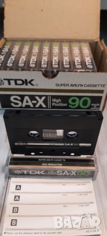 TDK SA X 90 хромни аудио касети с чисти и надписани обложки с етикети, снимка 2 - Аудио касети - 42760615