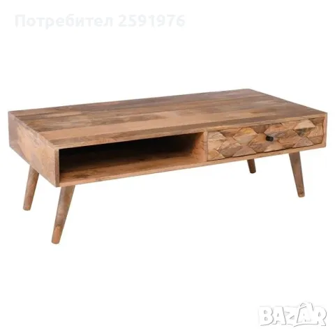 Масивна холна маса TEKA, мангово дърво, 120x60x40см., снимка 1