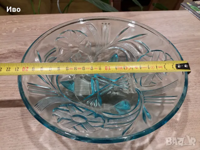 Ретро стъклена фруктиера, снимка 3 - Аксесоари за кухня - 49034243