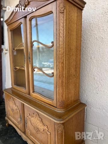 Ретро бюфет  витрина от две части, снимка 5 - Бюфети - 53958174