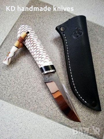 Ръчно изработен ловен нож от марка KD handmade knives ловни ножове, снимка 4 - Ножове - 39523881