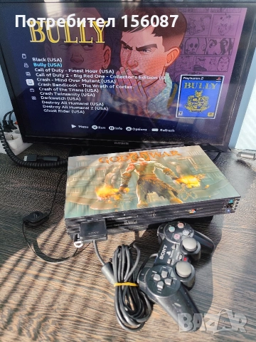 ✅ PS2 GOD OF WAR SKIN хакнат 100+ игри HDD, снимка 3 - PlayStation конзоли - 54069147