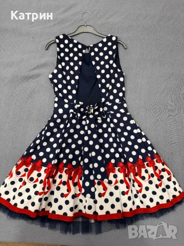 Рокля на точки Junona, снимка 3 - Рокли - 51789896