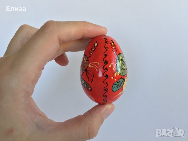 Великденско яйце, дървено №9 -  рози 2, снимка 11 - Декорация за дома - 38194448