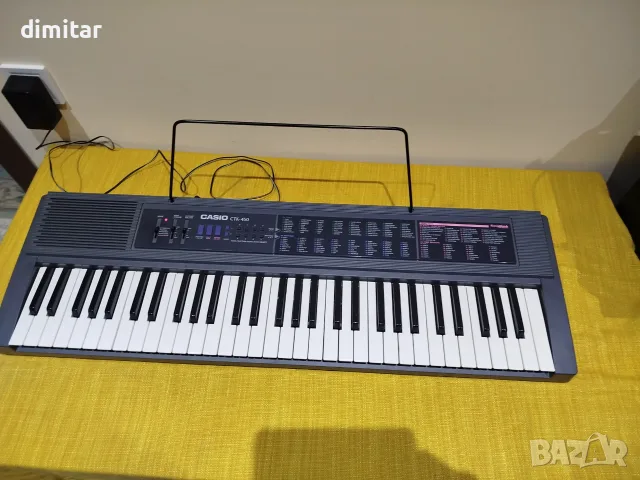 Синтезатор CASIO CTK - 450 , снимка 9 - Синтезатори - 55783299