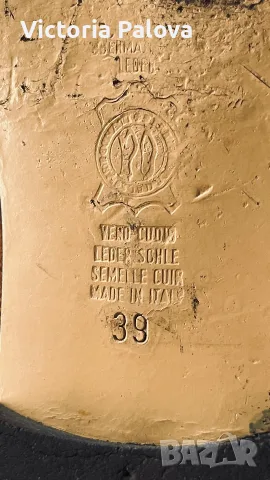 Уникални италиански Vintage лоуфъри RRARO (Vero Cuoio) om естествена екзотична кожа.Размер 39, снимка 9 - Дамски ежедневни обувки - 55968742