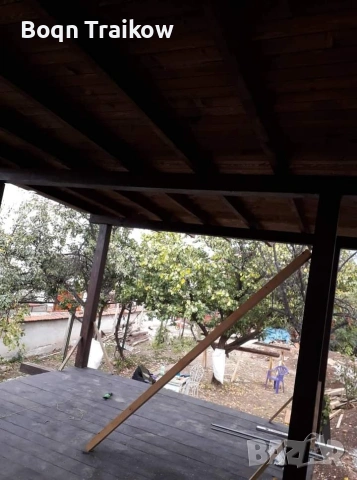 изграждане на навеси и дървени конструкции , снимка 12 - Ремонти на покриви - 53139090