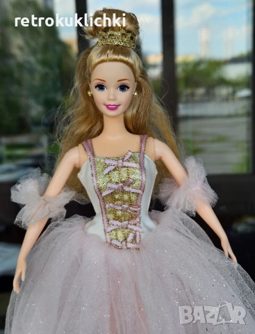 Ретро кукла Барби, Barbie Sugar Plum Fairy, The Nutcracker, снимка 2 - Кукли - 54344363