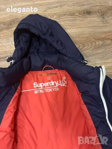 Superdry Japan Fuji Slim Double Zip изолирано дамско яке Л размер, снимка 9 - Якета - 48757995