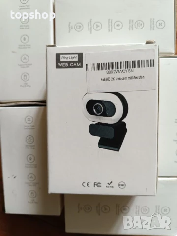 Уеб камера 2560 x 1440, автофокус, разпознаване на лица, осветеност, снимка 5 - Камери - 50529202