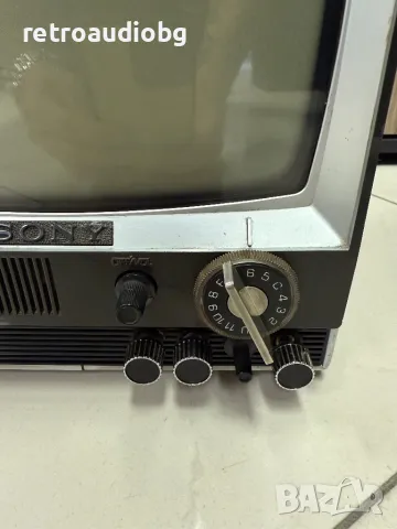 💥Колекционерски портативен телевизор SONY model 9-51UW - 9 инча - Made in Japan💥, снимка 3 - Телевизори - 50250996