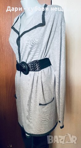 Дълга сива жилетка🍀❤️M,L❤️🍀арт.6033