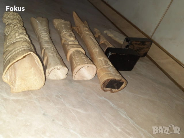 Лот фигури статуетки от кост, снимка 7 - Антикварни и старинни предмети - 53357281