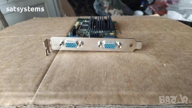 Видео карта Matrox MGI G4+ MDH4A32G Dual VGA 32MB AGP, снимка 2 - Видеокарти - 54177782