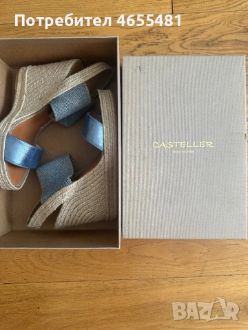 Кожени сандали Casteller, снимка 4 - Сандали - 54109932