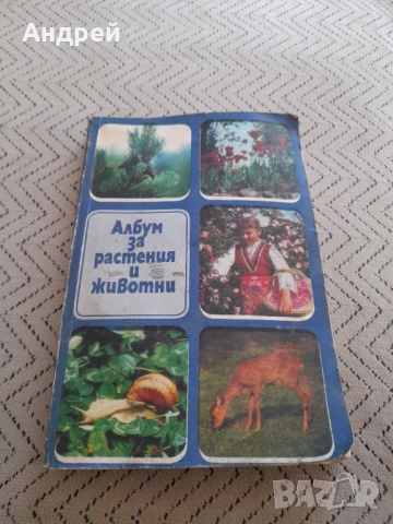 Книга Албум за растения и животни