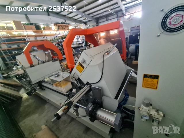 Автоматична двуглава отрезна машина CNC-500×4200 за алуминиеви и PVC профили, снимка 8 - Други машини и части - 52810447