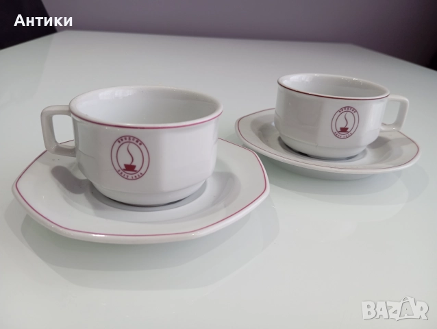 Порцеланов баварски двоен сет за кафе