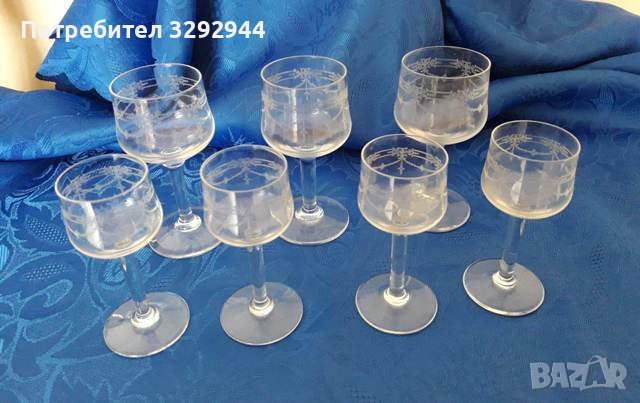 Кристални чаши за аперитив и вино