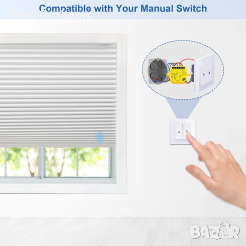 LoraTap Tuya Smart WiFi превключвател за щори Релеен модул, снимка 16 - Други - 42753404