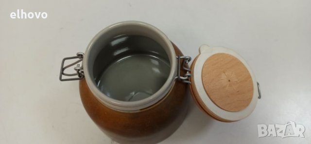 Керамичен буркан за съхранение, снимка 2 - Други - 31769104