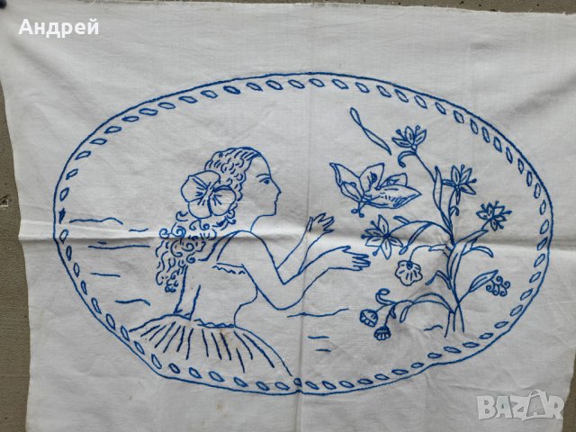 Старинна бродирана калъфка за възглавница #13, снимка 2 - Антикварни и старинни предмети - 42705680