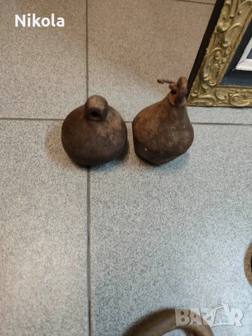 2 Стари кантара с топуз 50 и 30 кг, снимка 6 - Антикварни и старинни предмети - 53974620