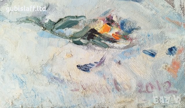 Картина, натюрморт, худ. Данаил Цонев, 2012 г., снимка 2 - Картини - 44363502