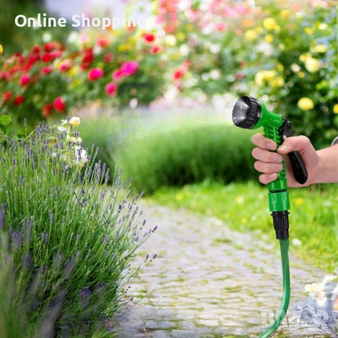 Мултифункционален градински пистолет за поливане – 6 режима на работа, ергономичен дизайн, снимка 6 - Градинска техника - 53366474