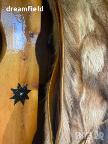 Елек естествен косъм и кожа, снимка 5 - Елеци - 47842556